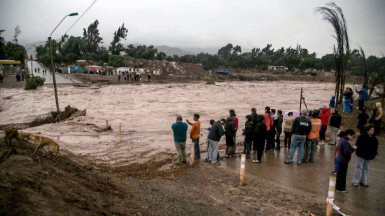 Two dead, 24 missing in Chilean flooding