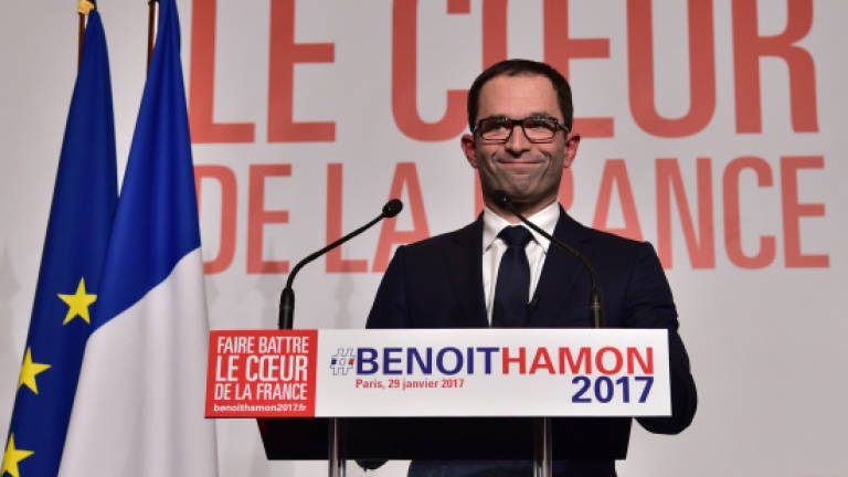 French Socialists nominate leftwinger Hamon for president