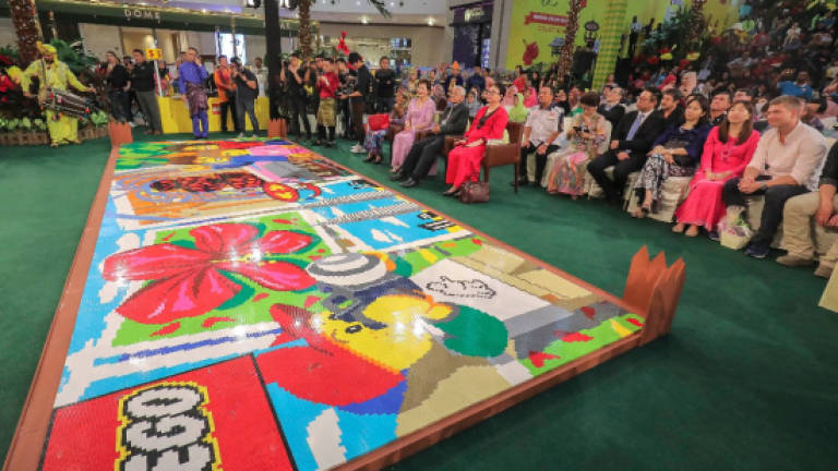 Biggest mosaic made of Lego bricks in Malaysia unveiled
