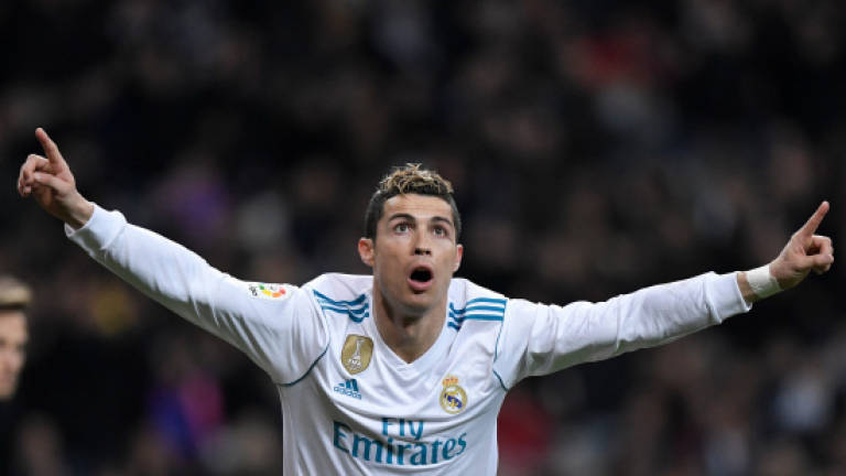 Ronaldo hat-trick as Madrid warm up for PSG with big win