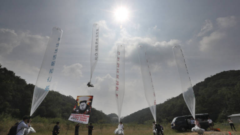 Activists launch leaflets into N. Korea after nuclear test