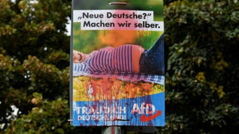Anti-migrant, anti-Muslim, anti-Merkel