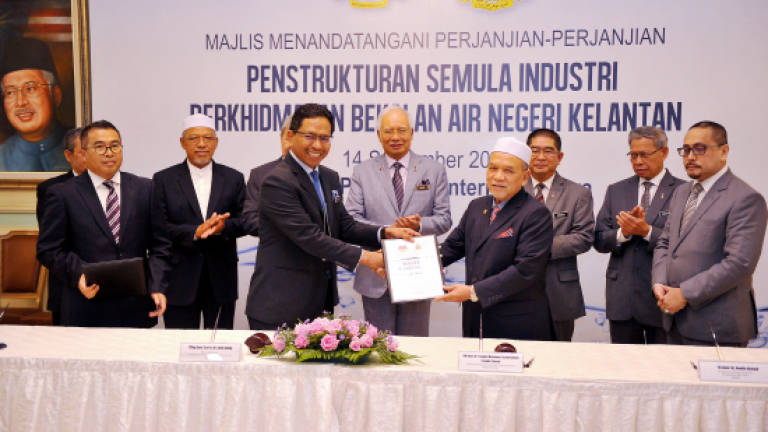 Restructuring of Kelantan water industry finalised