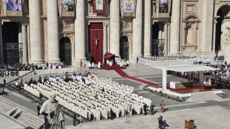 Pope names 35 new saints, most of them martyrs