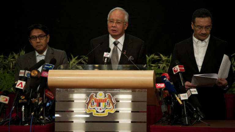 Flight MH370 ended in southern Indian Ocean: Najib (Updated)