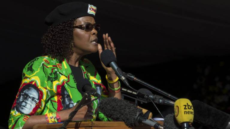 Grace Mugabe, accused of assault in S. Africa, 'returns to Zimbabwe'