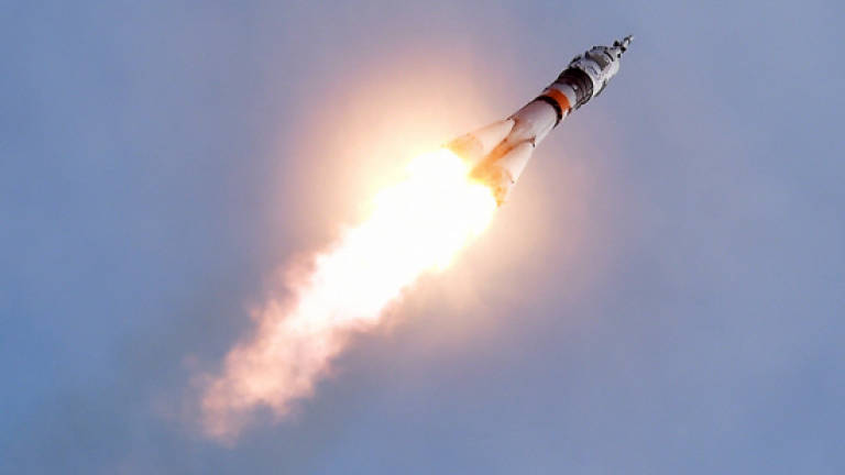 Russian, Danish, Kazakh crew launches towards ISS