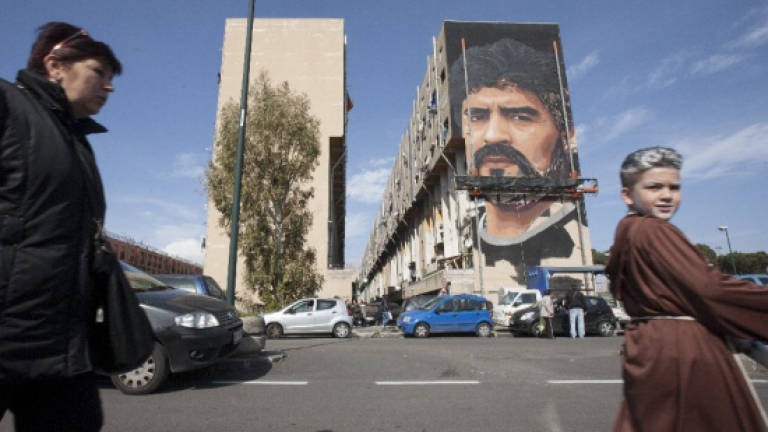 Maradona mural celebrates Naples 'Saint Diego'