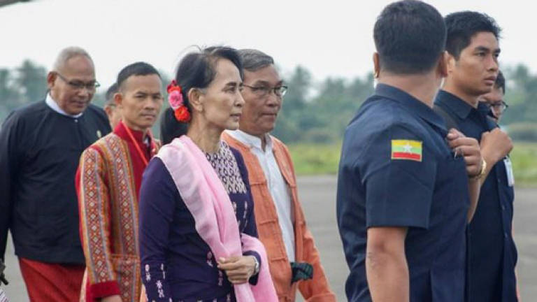 Suu Kyi makes first visit to crisis-hit Rakhine
