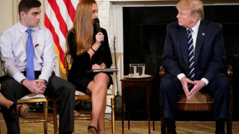 Trump suggests arming teachers at emotional meeting with shooting survivors