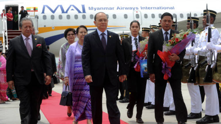 Myanmar President arrives for two-day state visit