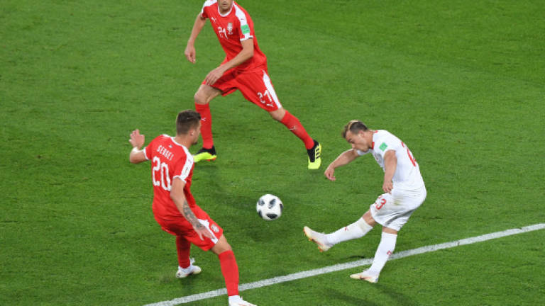 Last gasp Shaqiri seals Swiss win over Serbia in Group E