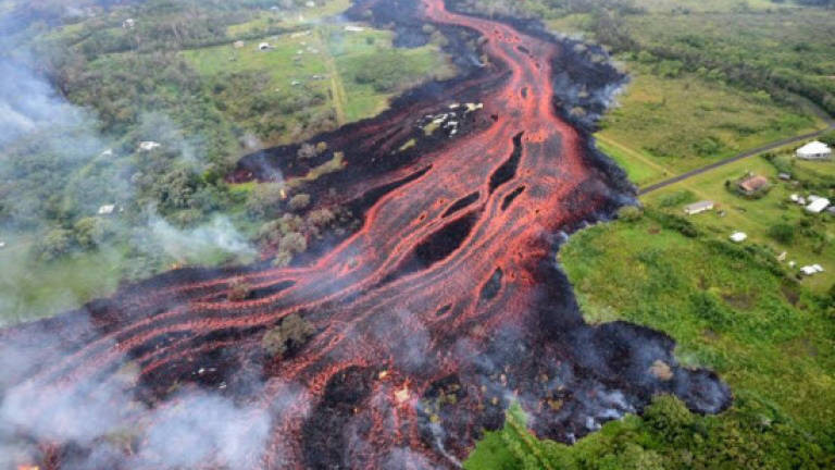 Dangerous 'laze' forms as Hawaii volcano lava reaches ocean