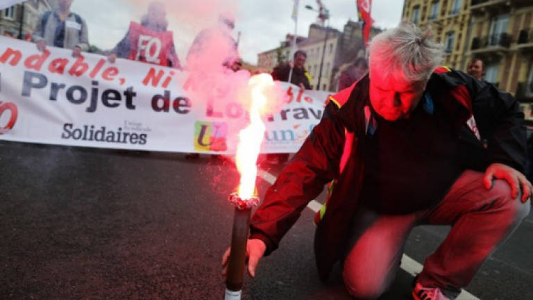 Strikes rock France as PM urges 'harsh' treatment for rioters