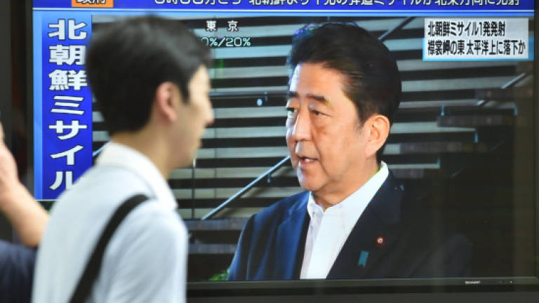 Japan PM, Trump agree to hike pressure on N. Korea: Abe
