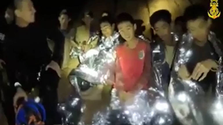 Fresh navy video shows Thai cave boys in 'good health' (Video)