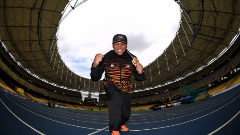 Muhammad Ziyad powers to gold medal in F20 shot put