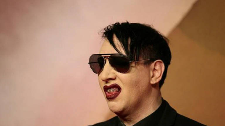 Collapsing stage prop injures US rocker Marilyn Manson