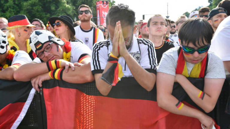 German fan fests empty quickly after World Cup defeat
