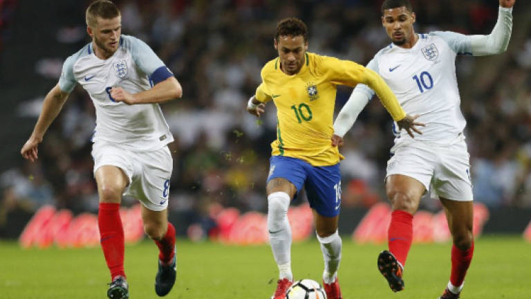 Young England stifle Neymar's Brazil