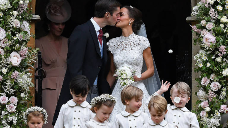From bridesmaid to bride for Prince William's sister-in-law Pippa