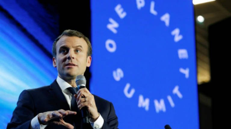 Leaders join France's Macron to discuss climate cash crunch