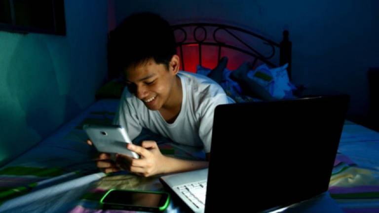 Screen time before bedtime could be especially damaging to preteens