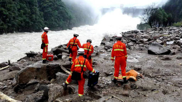 41 workers missing after China landslide