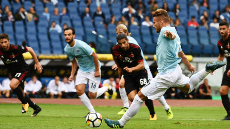 Immobile Hat Trick As Lazio Sink Milan