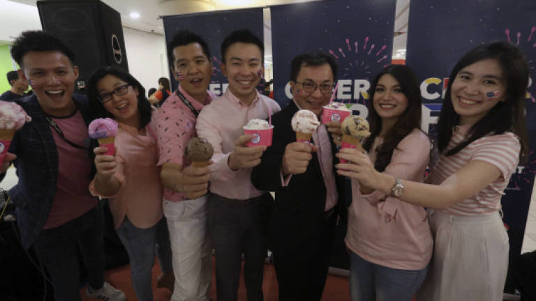 Free ice cream brings joy to Malaysians