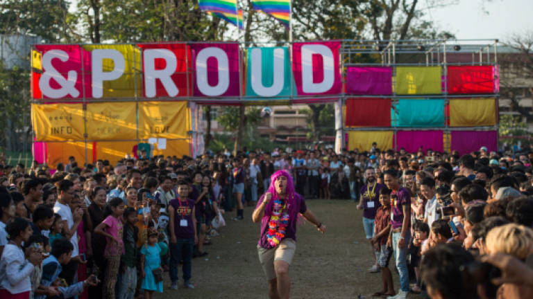 Myanmar LGBT festival goes public for first time