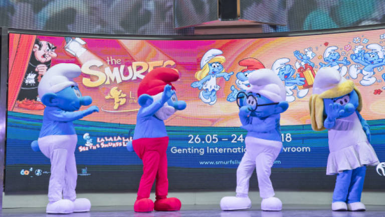 The Smurfs take over Resorts World Genting