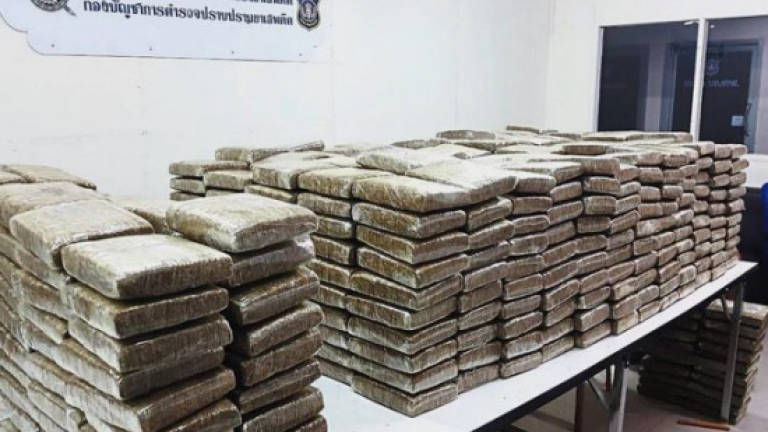 Thai police seize 1.2 tonnes of Malaysia-bound ganja