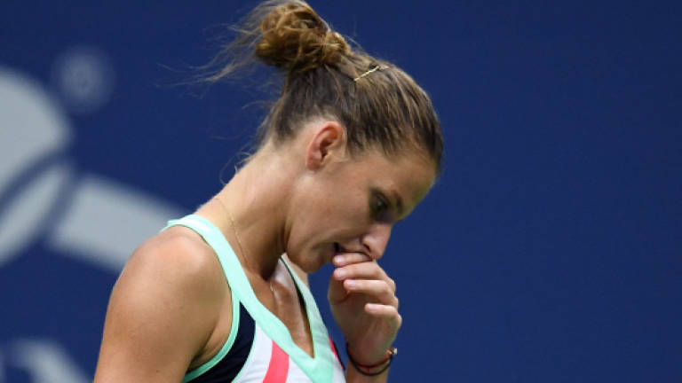 Pliskova undaunted by fall from No. 1 after Open loss