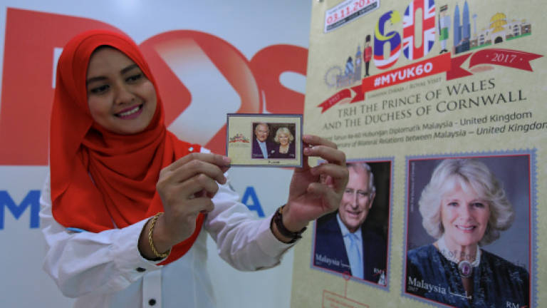 Pos Malaysia issues special collection featuring British royal couple