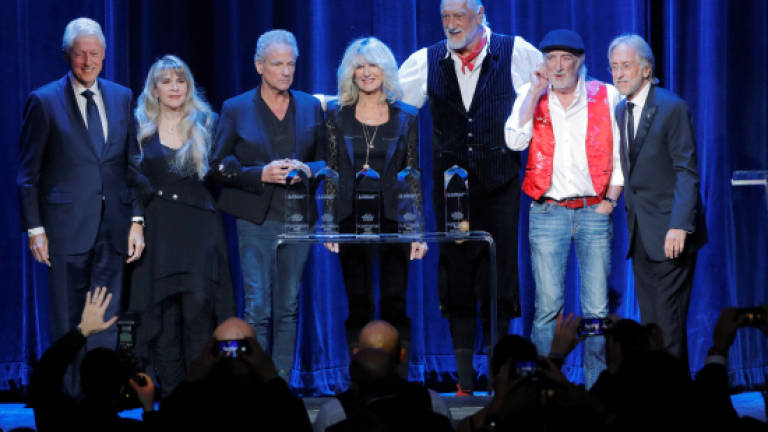 Hail to Fleetwood Mac: Bill Clinton leads Grammy tribute