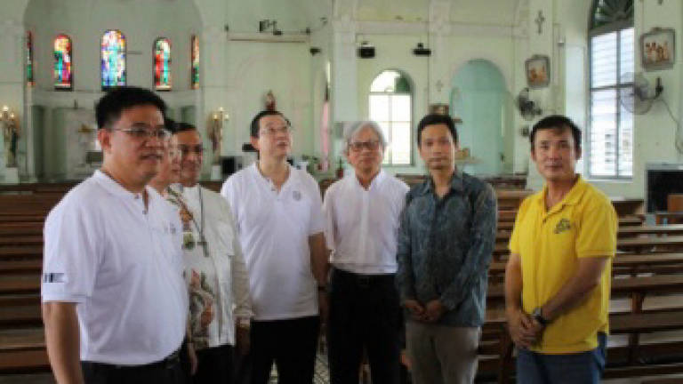 Restoration work on oldest church in Penang expected to complete by October