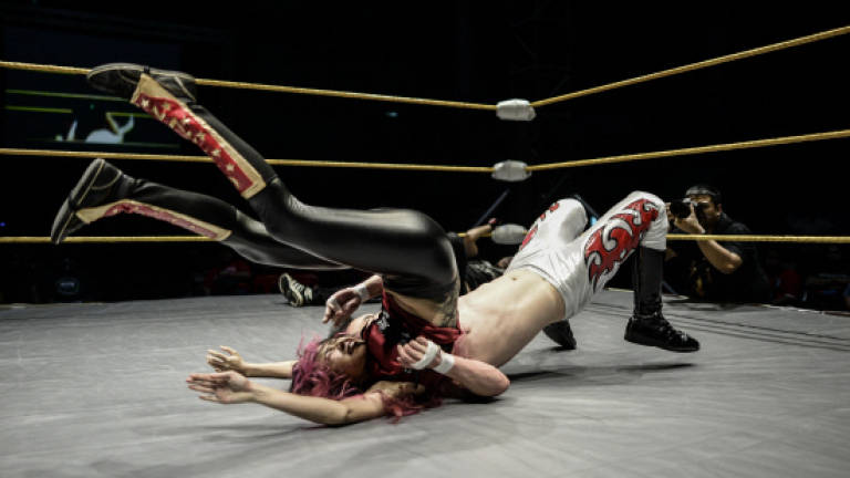 Ready to rumble: Asian pro wrestlers dream of stardom