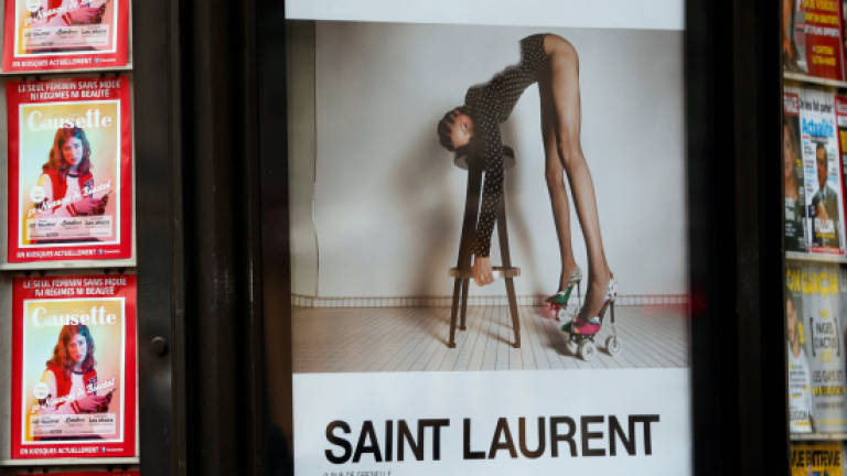 Saint Laurent told to modify 'porno chic' ad campaign after uproar