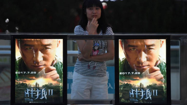 Flag-waving Chinese blockbuster smashes box-office records