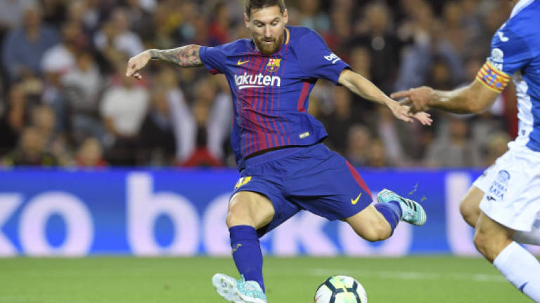 Messi hat-trick ensures Barca pounce on Madrid stumble