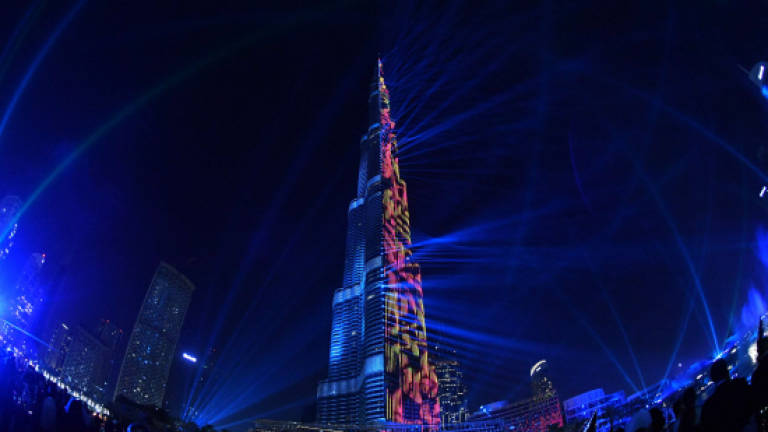 Dubai rings in New Year with laser spectacular