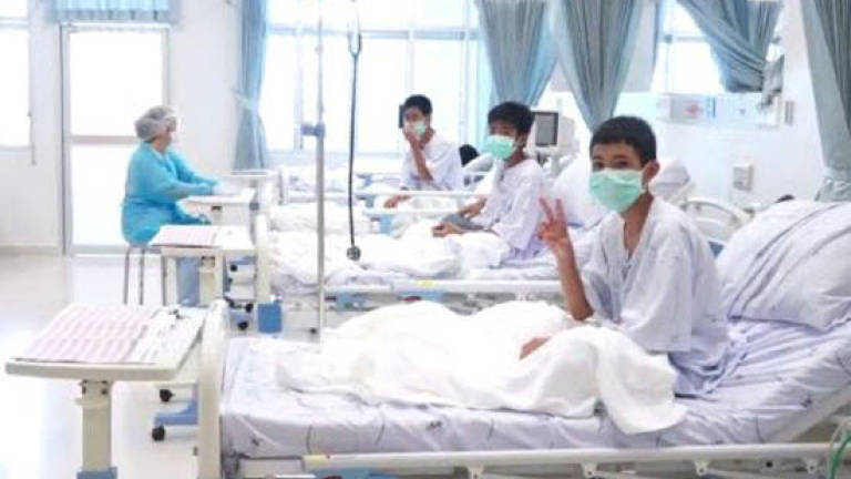 Rescued Thai cave boys to leave hospital Thursday (Updated)