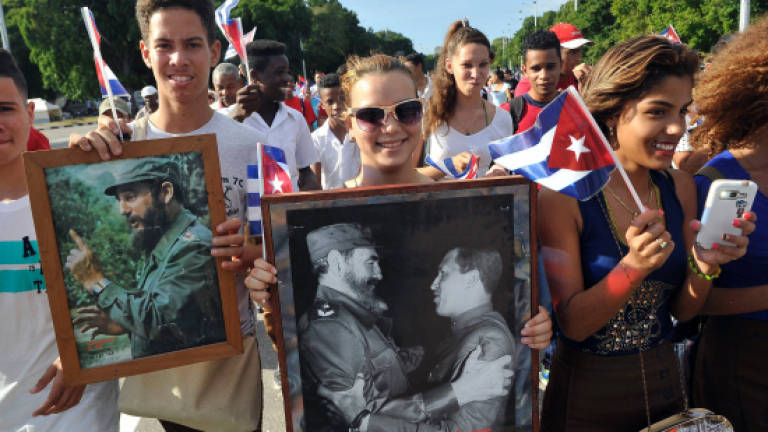 Cubans hold mass rally for late leader Fidel Castro