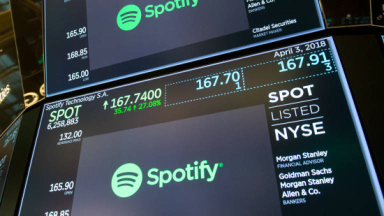 Spotify soars in US$26b stock debut