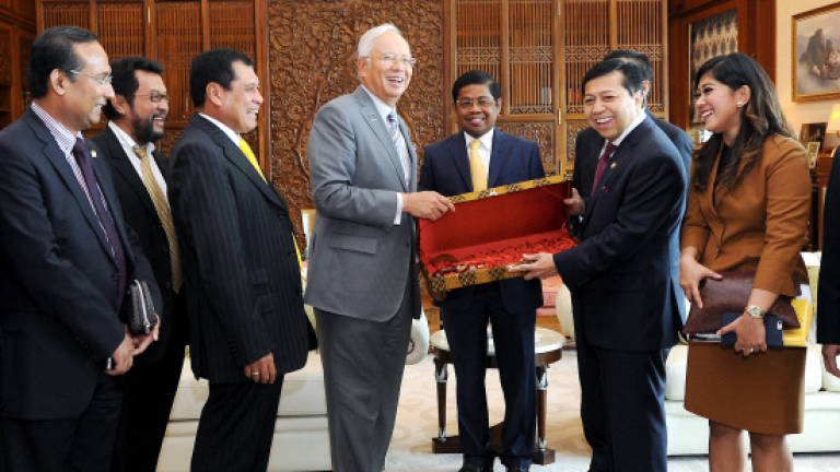 Najib receives courtesy call from Golkar party chairman and delegation