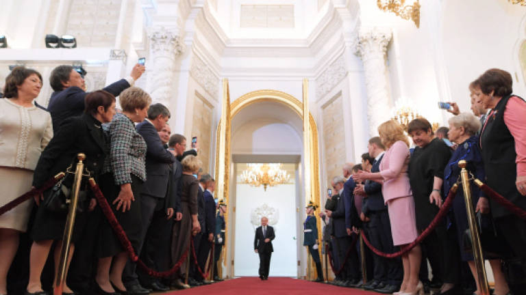 Putin sworn in for fourth term as Russian president (Updated)
