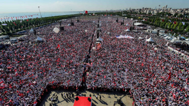 Turkish opposition holds mass 'justice' rally in challenge to Erdogan