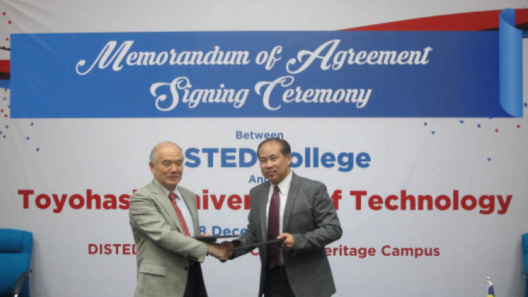 Disted College signs MoA with Tohashi University of Japan
