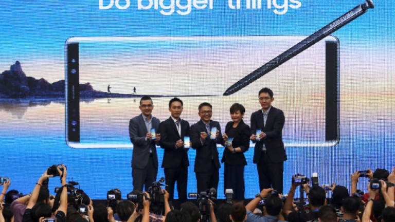 Grand opening for Samsung Note8 in Malaysia